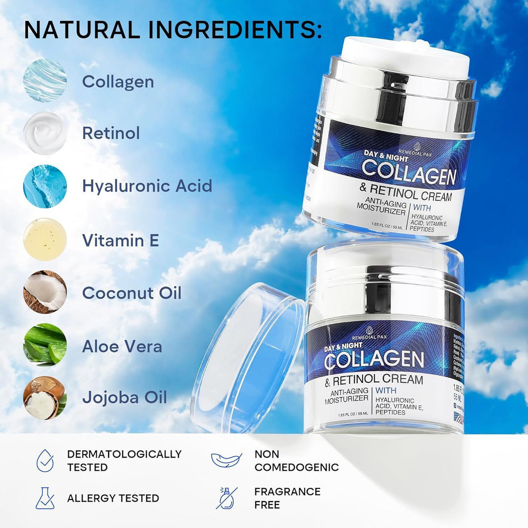 Day And Night Skin Care Facial Moisturizing Cream