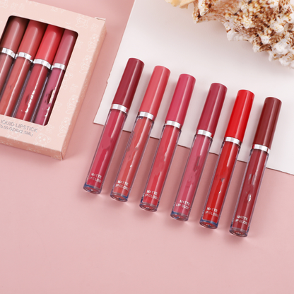 Luxury Lip Lacquer 6 PCs Matte  - No Stain