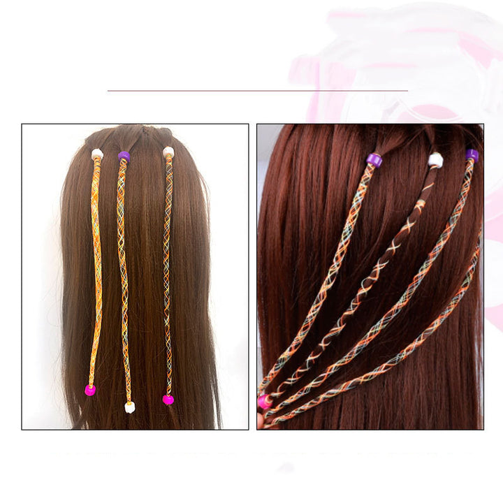 Electric Magic Braid Girl Makeup Hair Accessories Braid Set