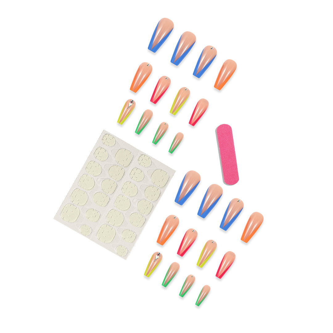 Diamond Color Wear Nail Tip Detachable